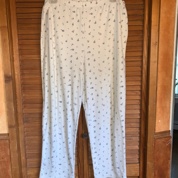 Field Gear ivory floral women’s pj lounge set XL - Picture 6 of 8